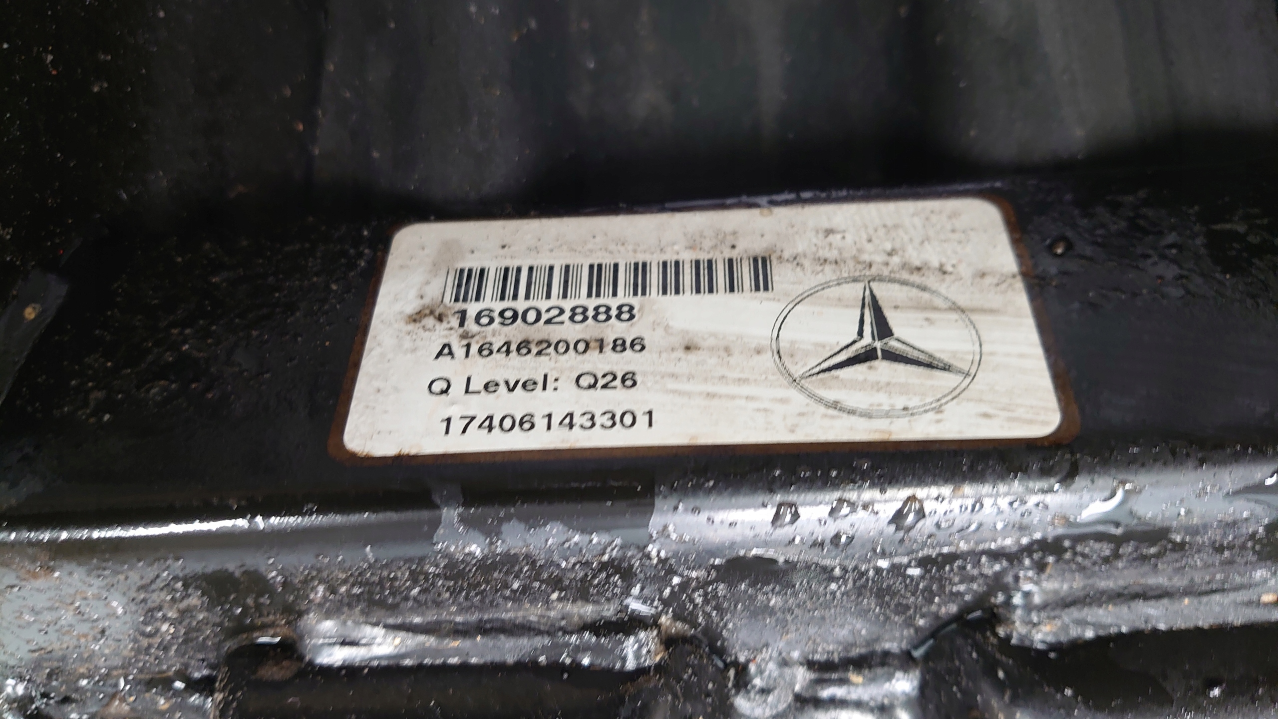 MERCEDES GL X164 Support Console Sous KONSOLE A1646200186