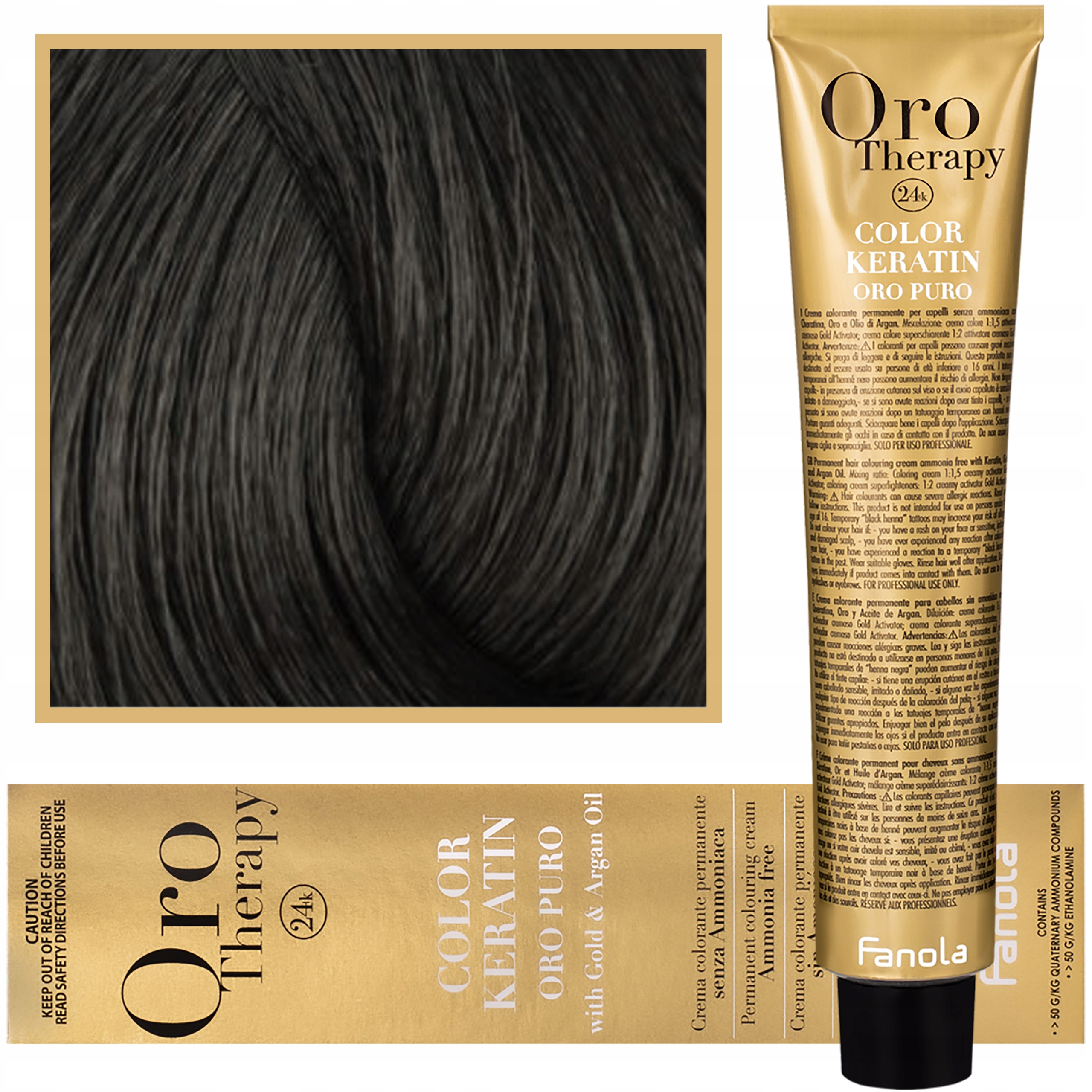 

Fanola Oro Therapy Color Keratin Oro Puro 5,1