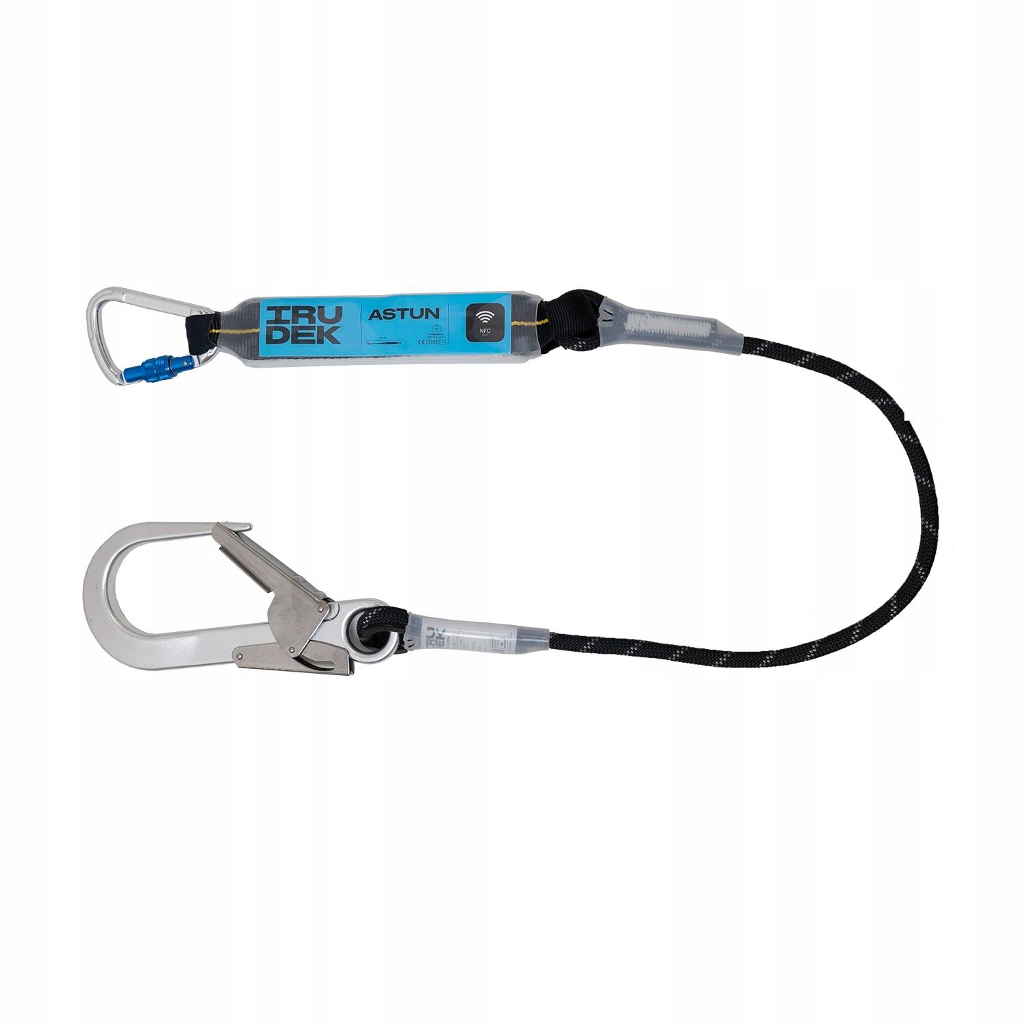 Astun 372 140HSA lonża z amortyzatorem i aluminiowymi zatrzaśnikami