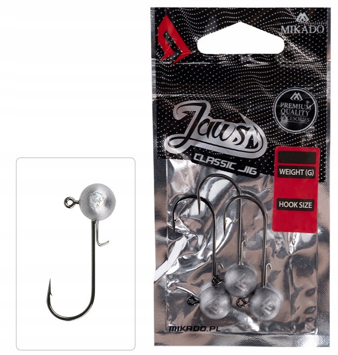 Główka Jigowa Mikado Jaws Classic 17.5g-4/0 Bn op.3szt.