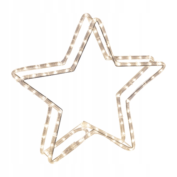 3D FIGURA ŚWIĄTECZNA GWIAZDA LED OZDOBA 53cm dekoracja