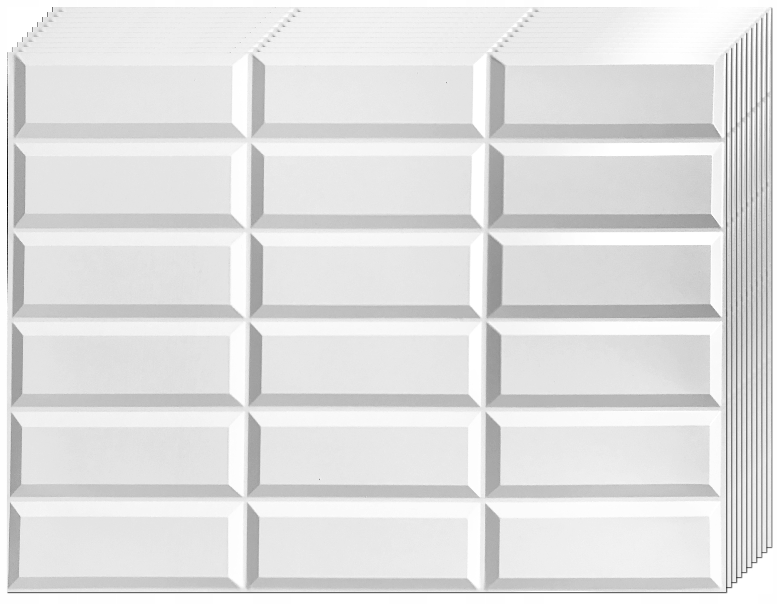 

Okładzina ścienna Jak Płytki Białe Pcv DW07 2,50m2