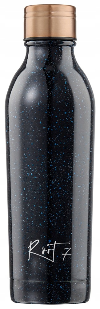 Butelka Termiczna Termos Stalowy na Kawę Herbatę Niebieska 500 ml Root7