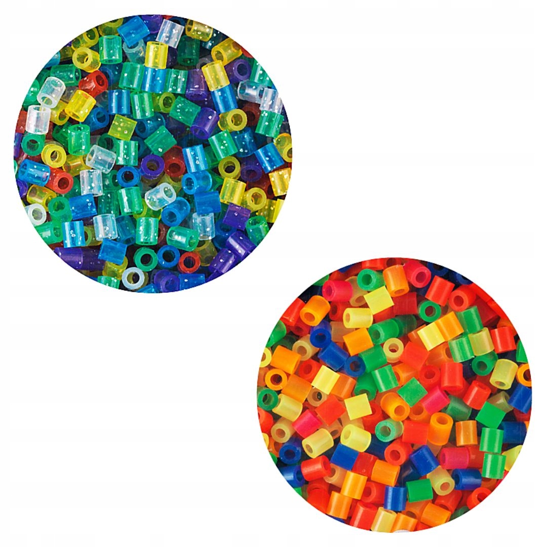 

Koraliki do prasowania neonowe/brokatowe do wyboru