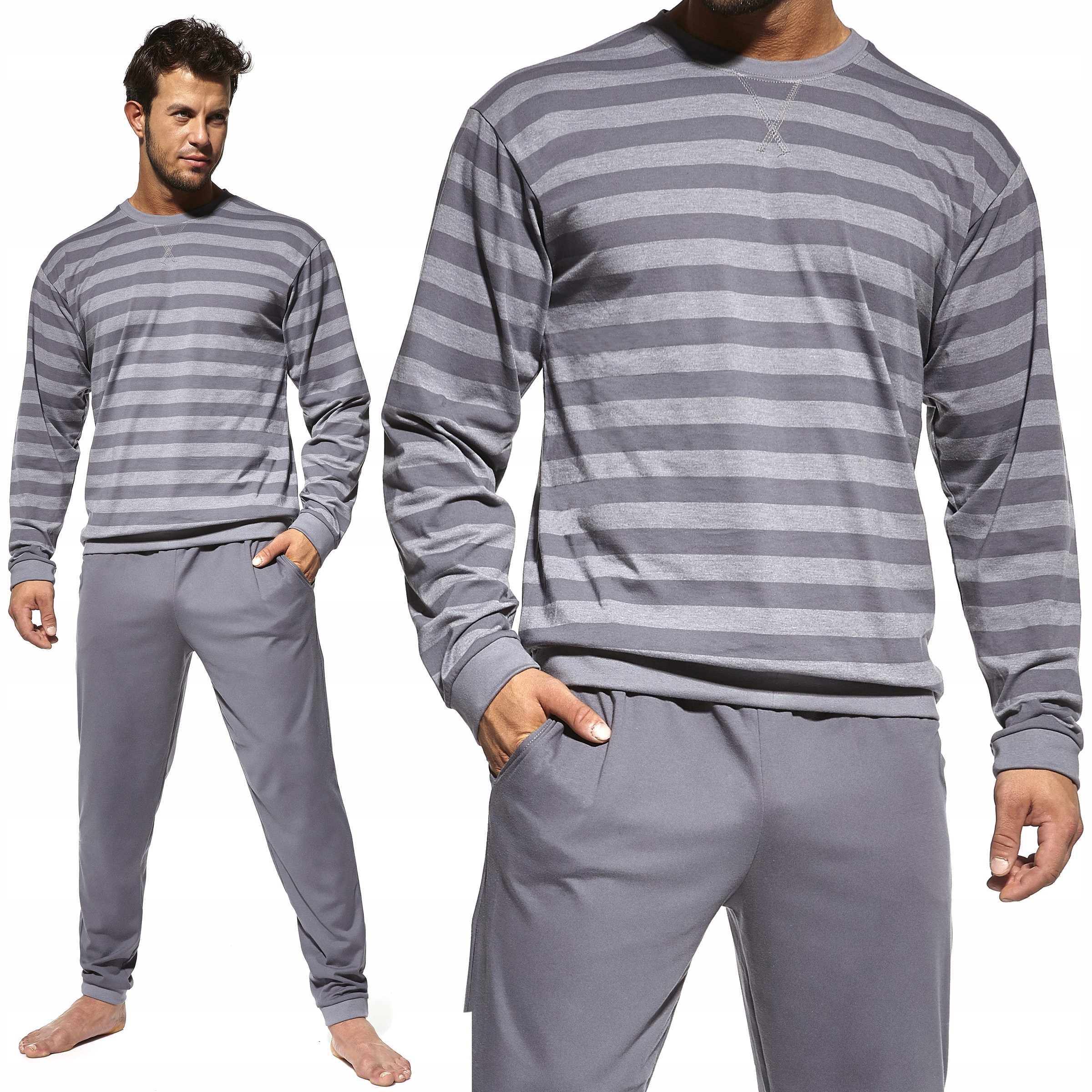 

Piżama męska w paski Cornette Loose 9 117/160 XL