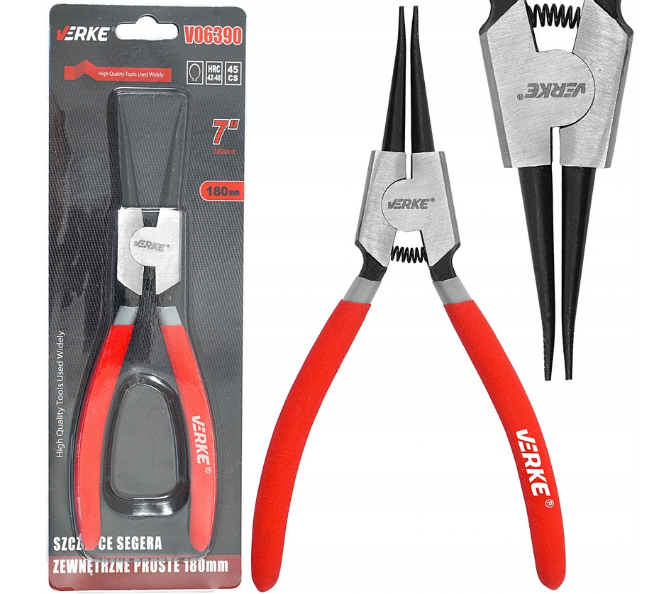 

Szczypce Segera Zewnętrzne Proste 180 MM Verke