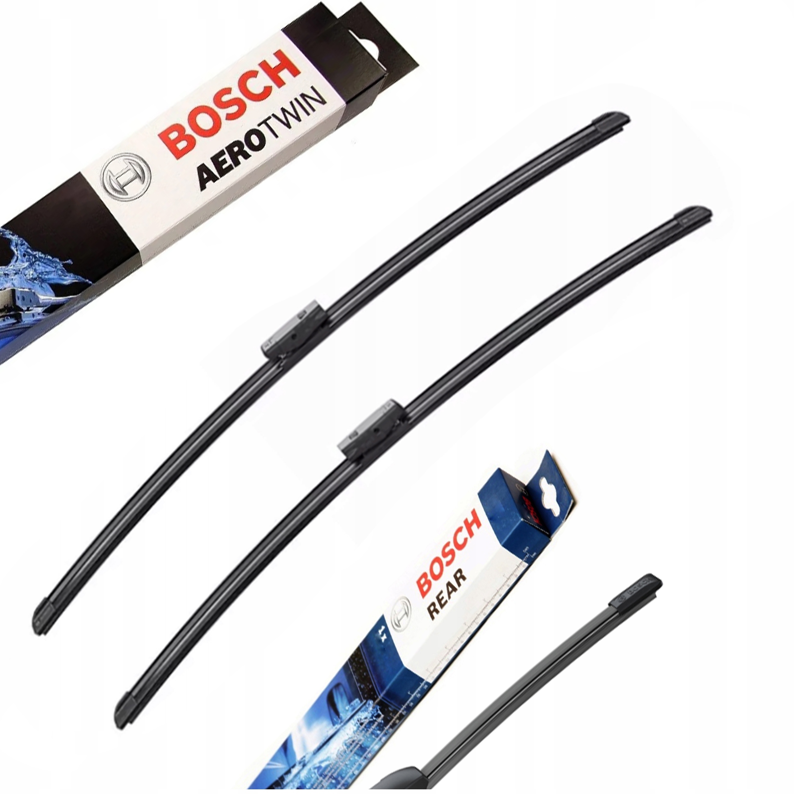 Wycieraczki Bosch Przód I Tył Ford Edge 2016-2024 700+700+380mm