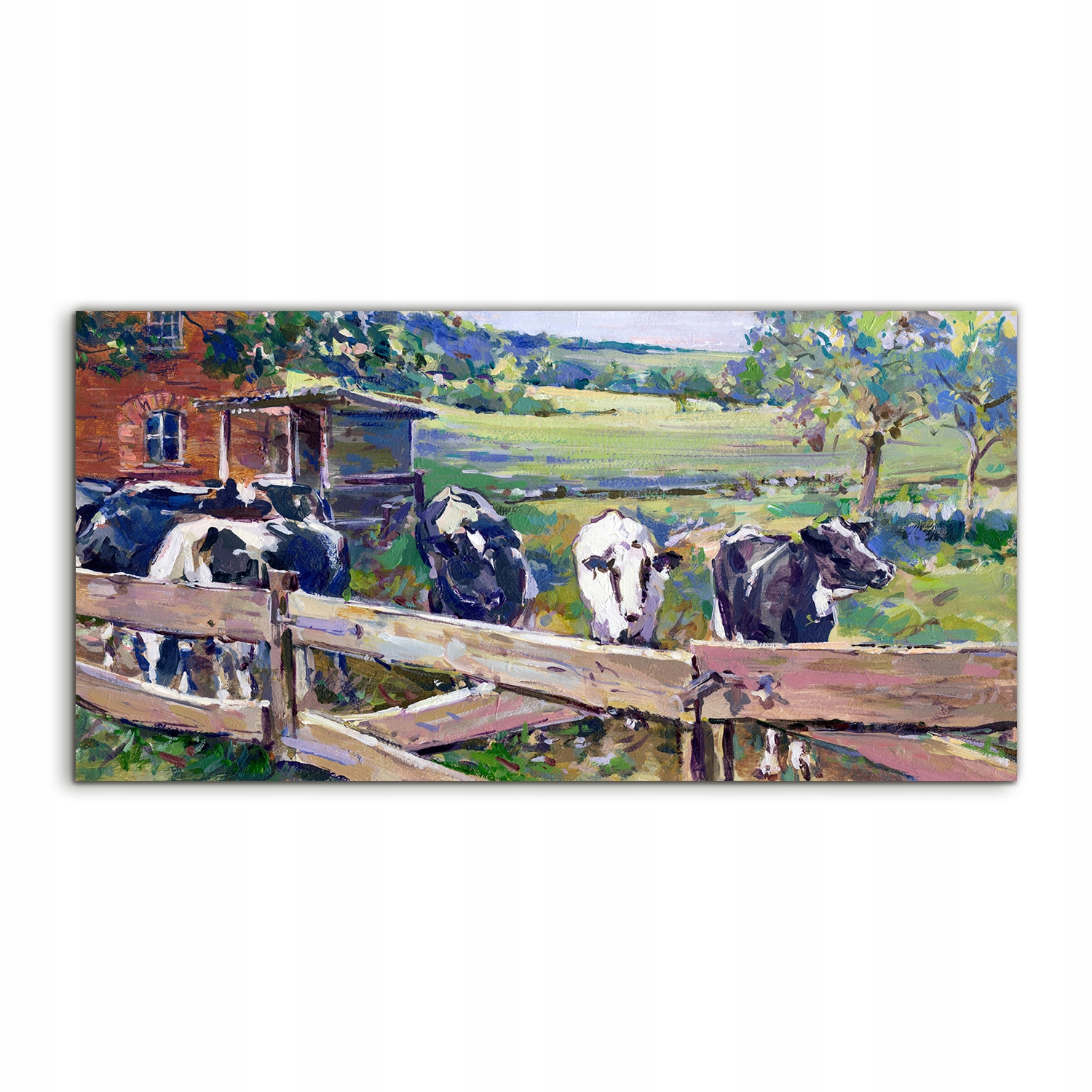 

Foto-obraz na ścianę Krajobraz Krowy Wieś 100x50