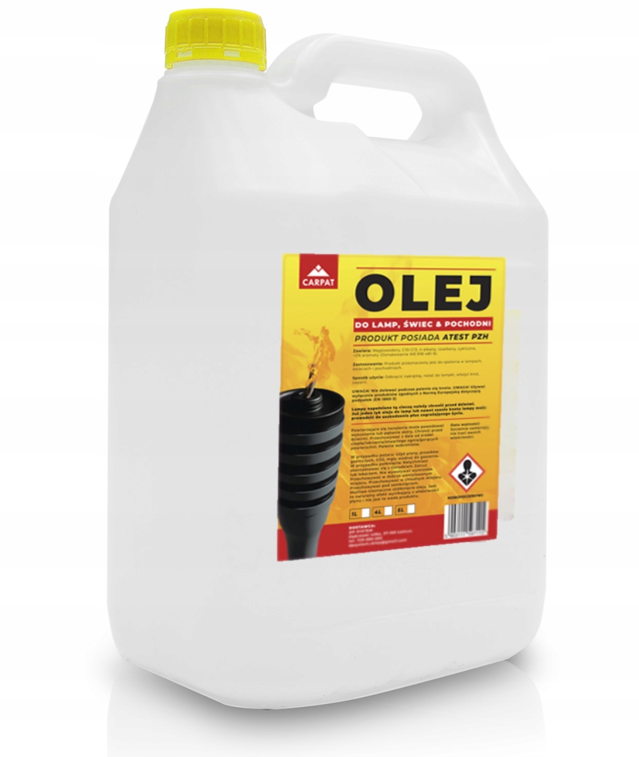 

Olej Do Lamp Naftowych Świec Pochodni 2x 5L Carpat