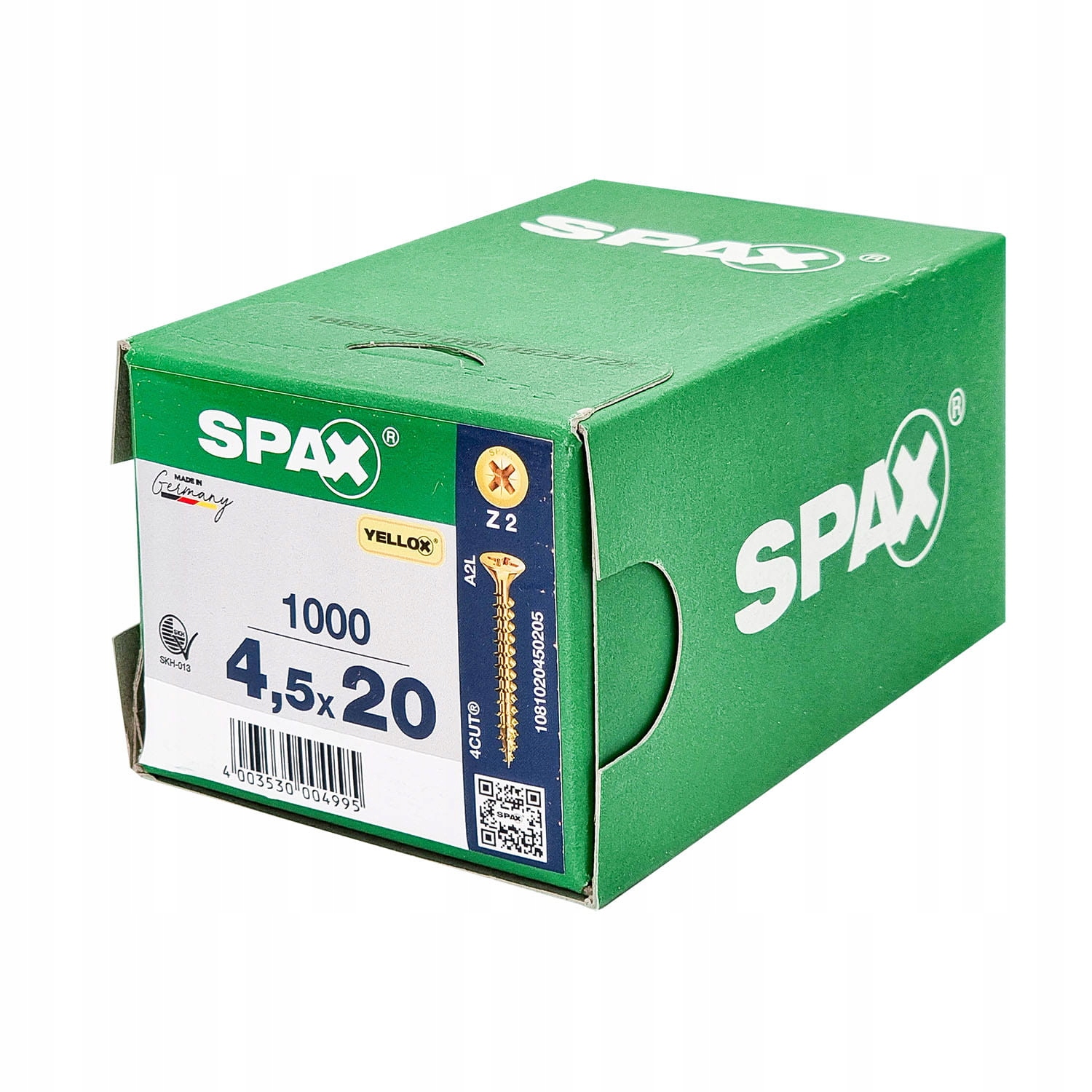 Univerzální šrouby Spax 4,5 x 20 1000 ks PZ2