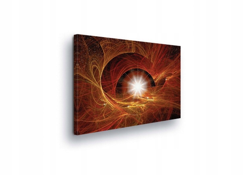 Obraz 80x60 Energie světlo vesmír hvězda abstrakce červená žlutá