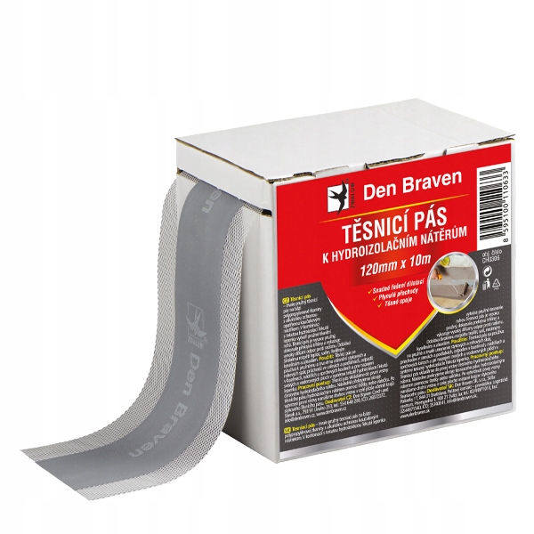 Tesniaci pás Profi 120 mm, dĺžka 50 m 50 m sivá