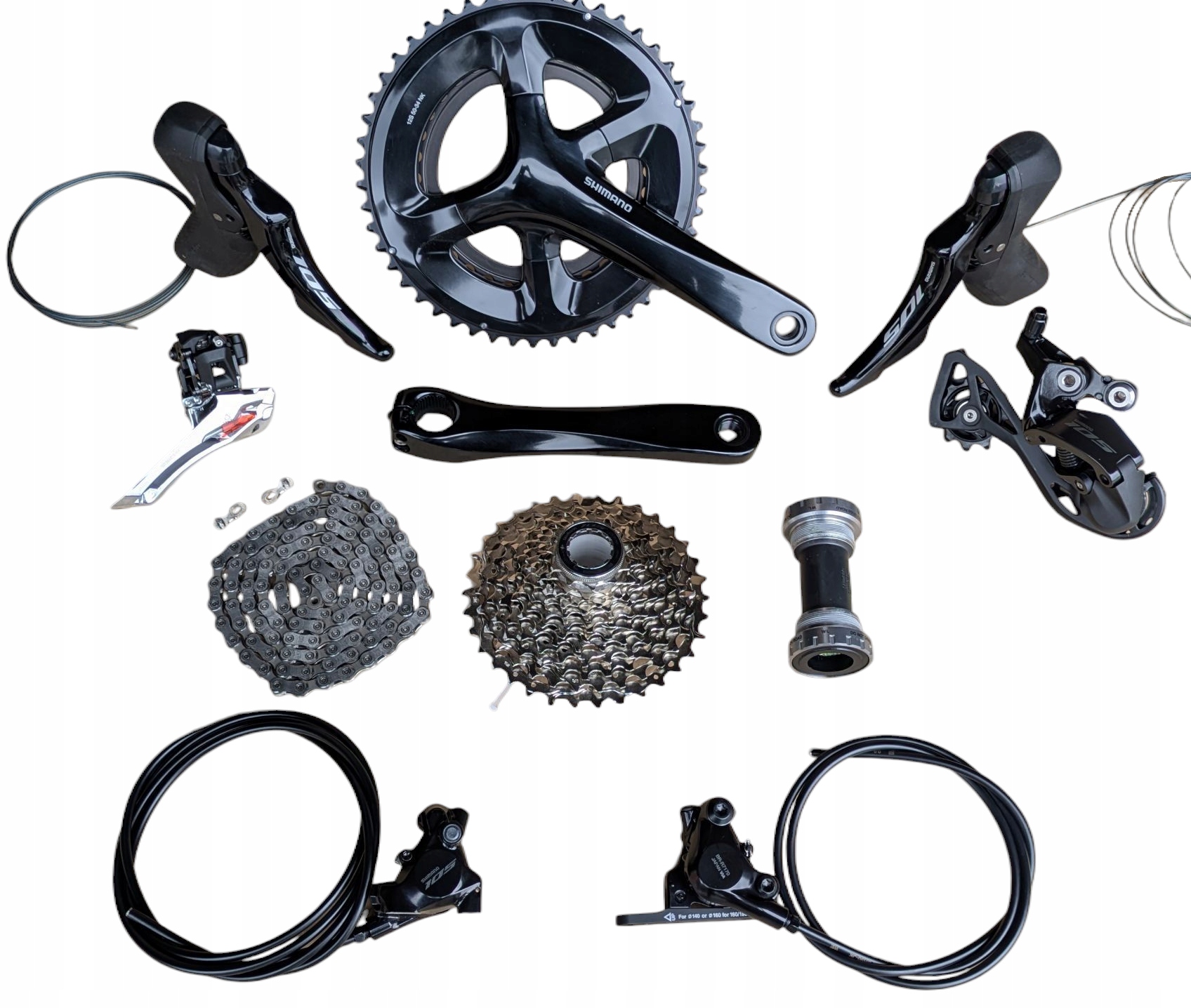 Grupa Shimano 105, 2x12s, R7100