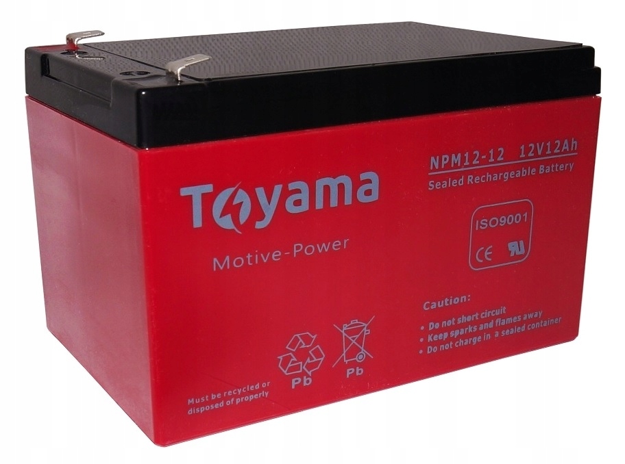 

Akumulator żelowy Toyama Motive Npm 12 Ah 12V