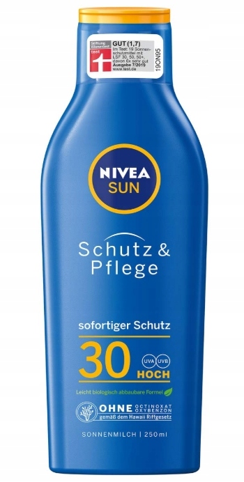 Nivea Sun, Mléko na opalování SPF30, 250 ml