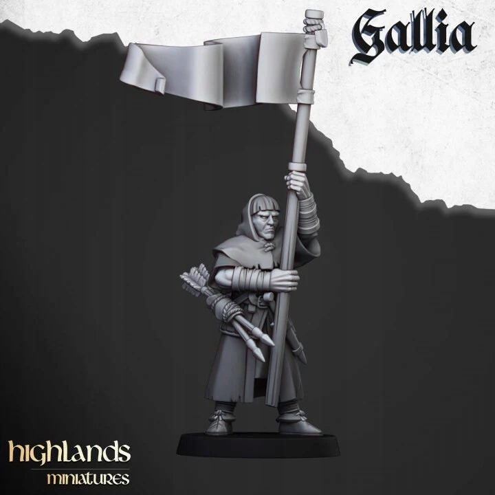 Gallia Archers - Highlands Miniatures 10 Modeli Liczba figurek 10