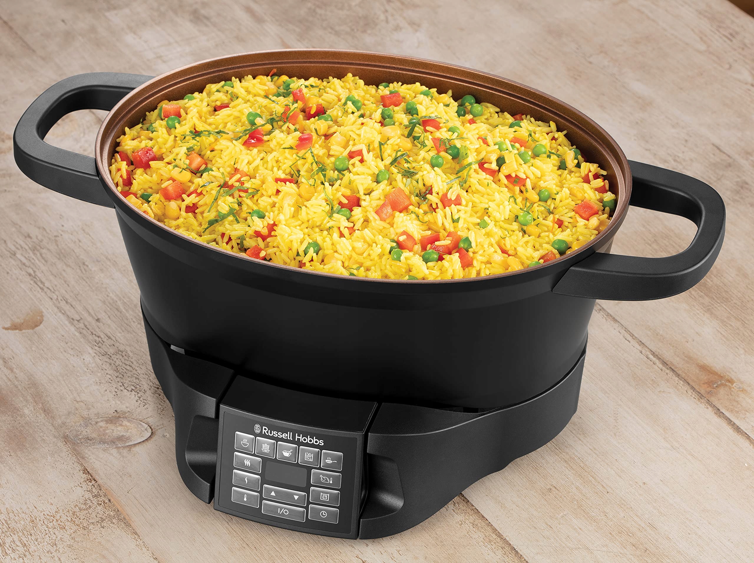 RUSSELL HOBBS Multicooker 6,5L 8 Funkcji Gotowania Wyświetlacz Cyfrowy