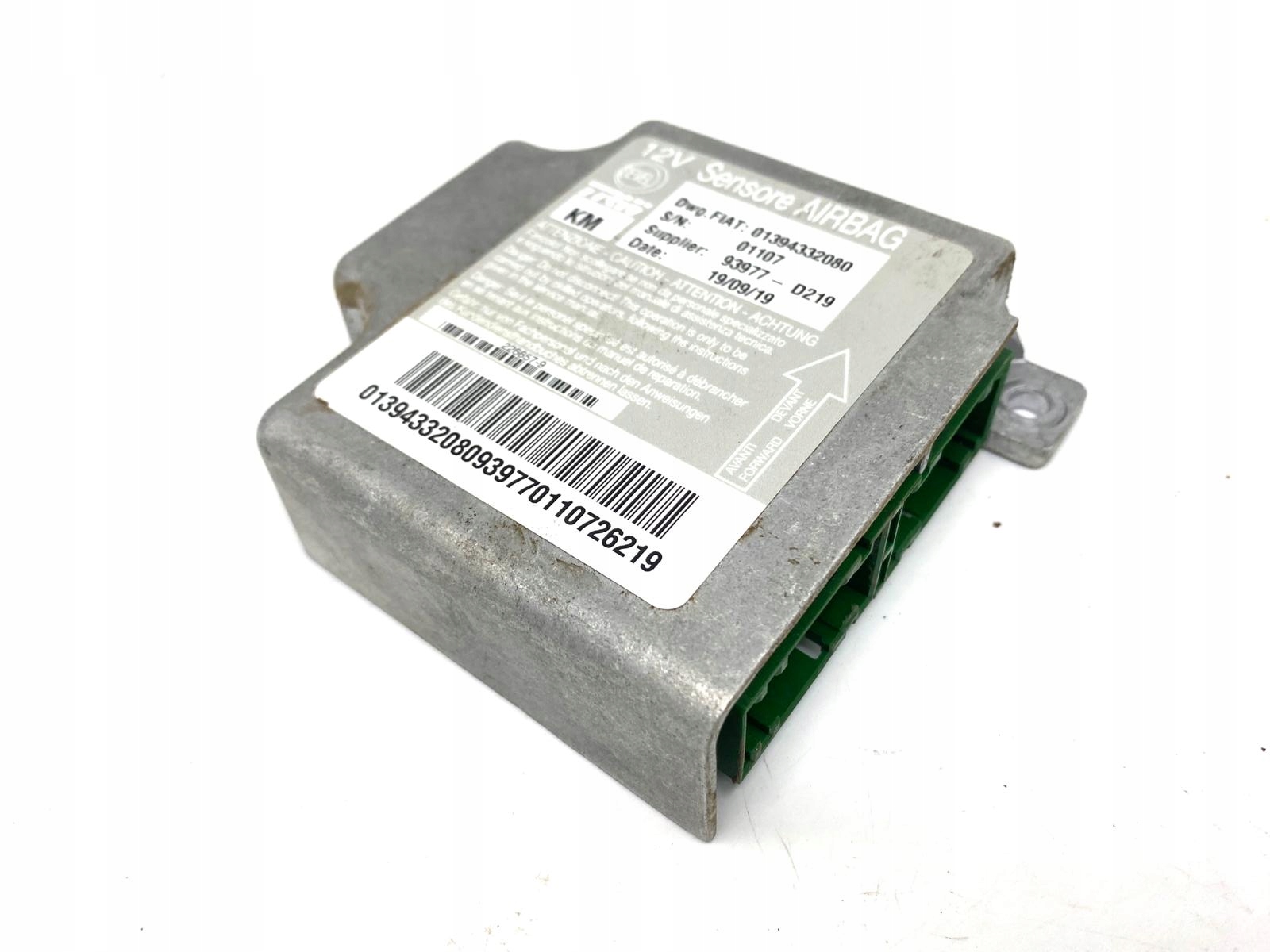 МОДУЛЬ ДАТЧИКА ПОДУШКИ БЕЗПЕКИ FIAT DUCATO III 01394332080