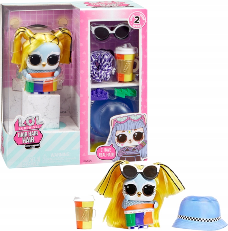

Lol Surprise Lalka Zwierzątko Hair Hair Hair Sowa