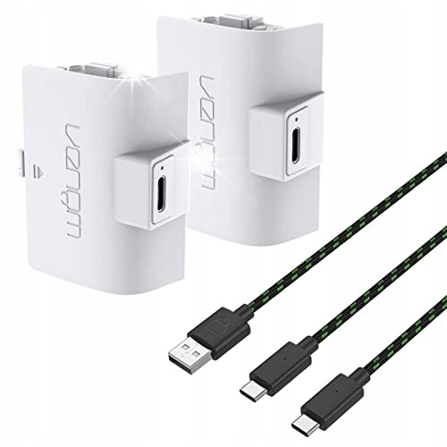 AKUMULATORY DO PADA XBOX SERIES ONE BIAŁE 1100mAh