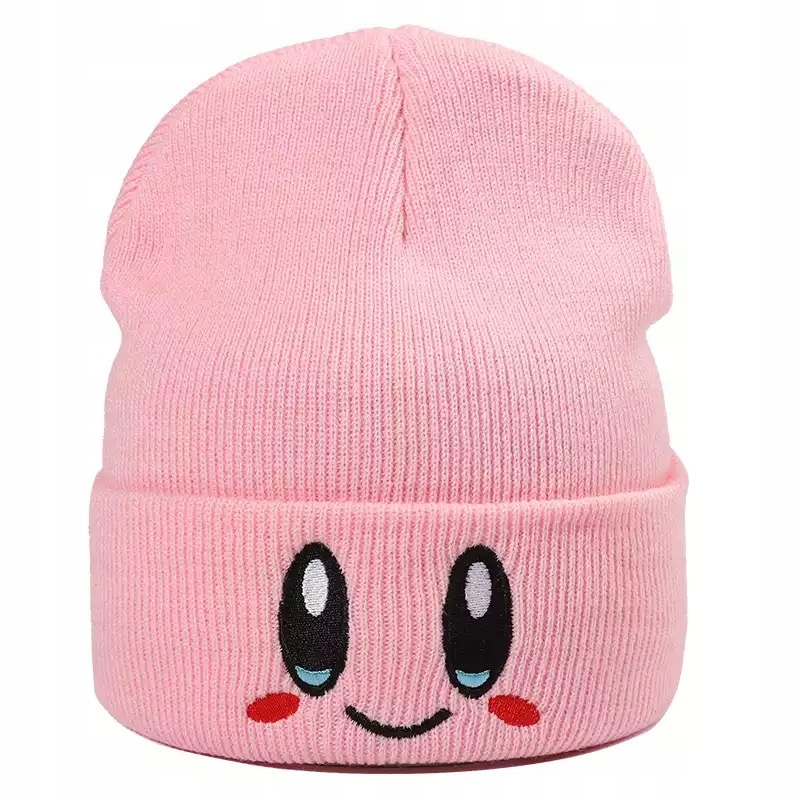 

Czapka włóczkowa smile buźka beanie ciepła zimowa