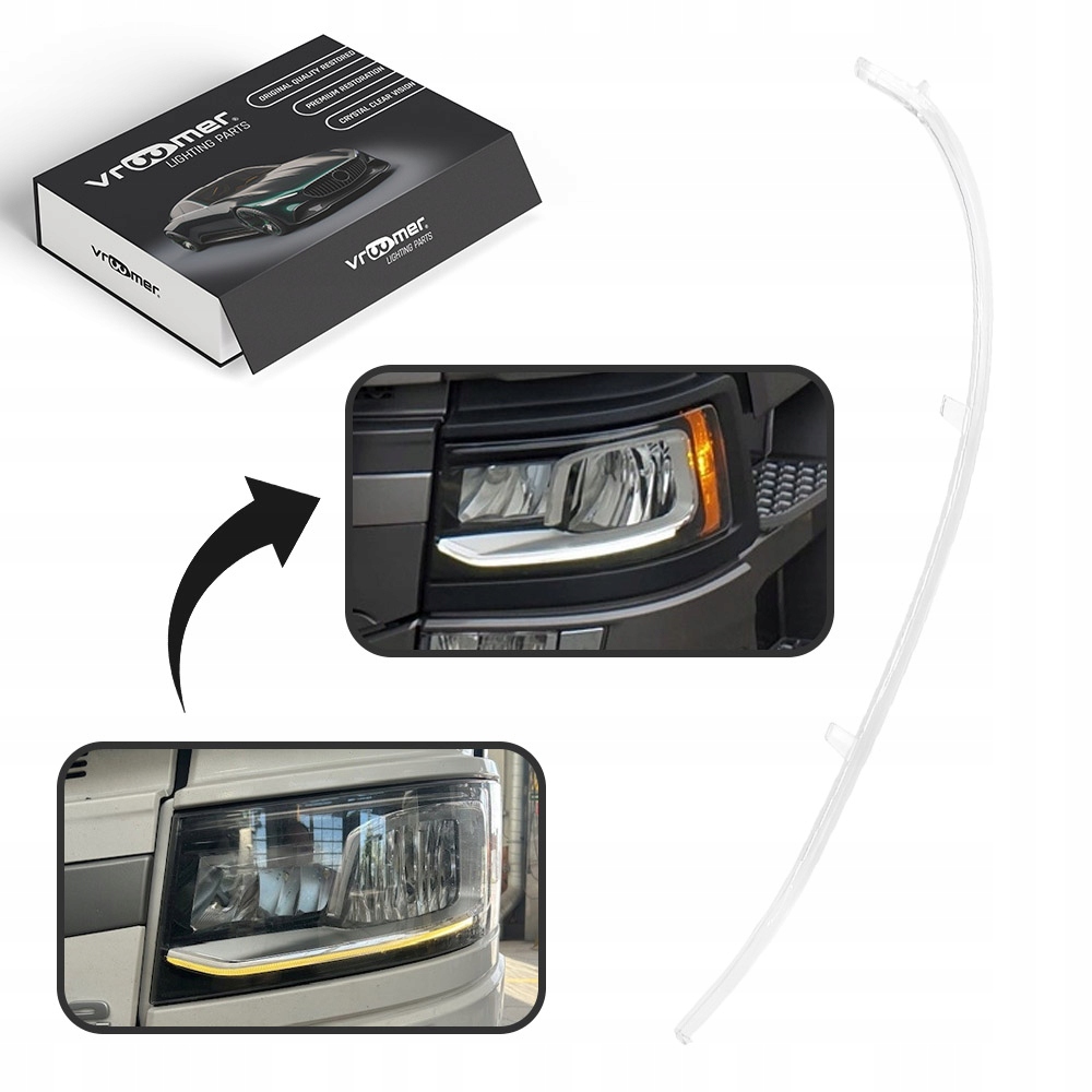 Levé světlo světlometu pro denní svícení Drl Scania Prt Next Gen Full Led