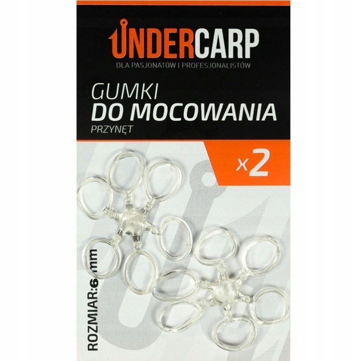 Undercarp Gumki do mocowania przynęt 6mm