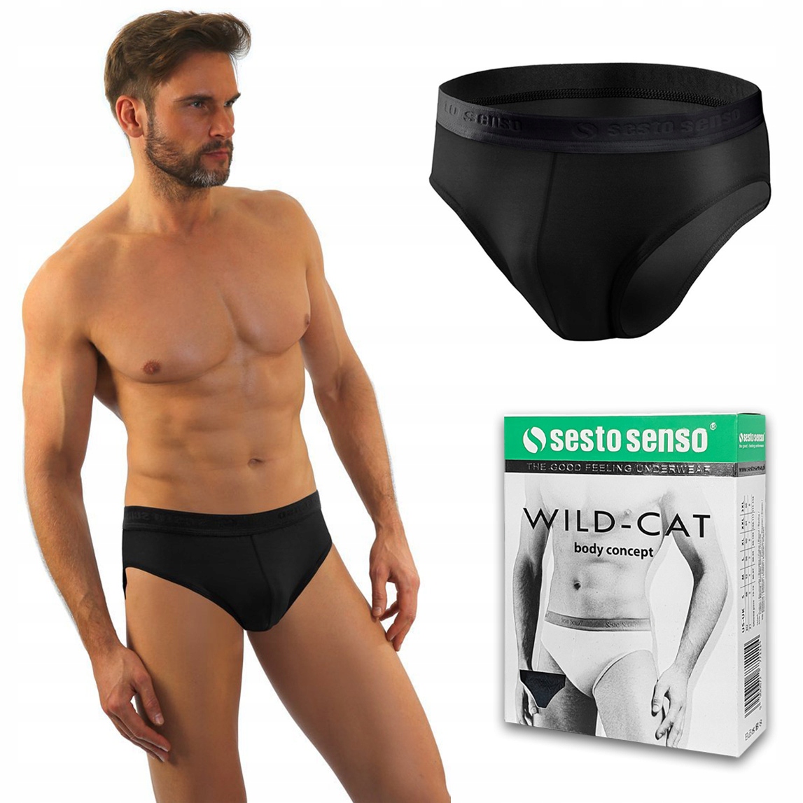 

Slipy męskie Sesto Senso Wild Cat - XXL