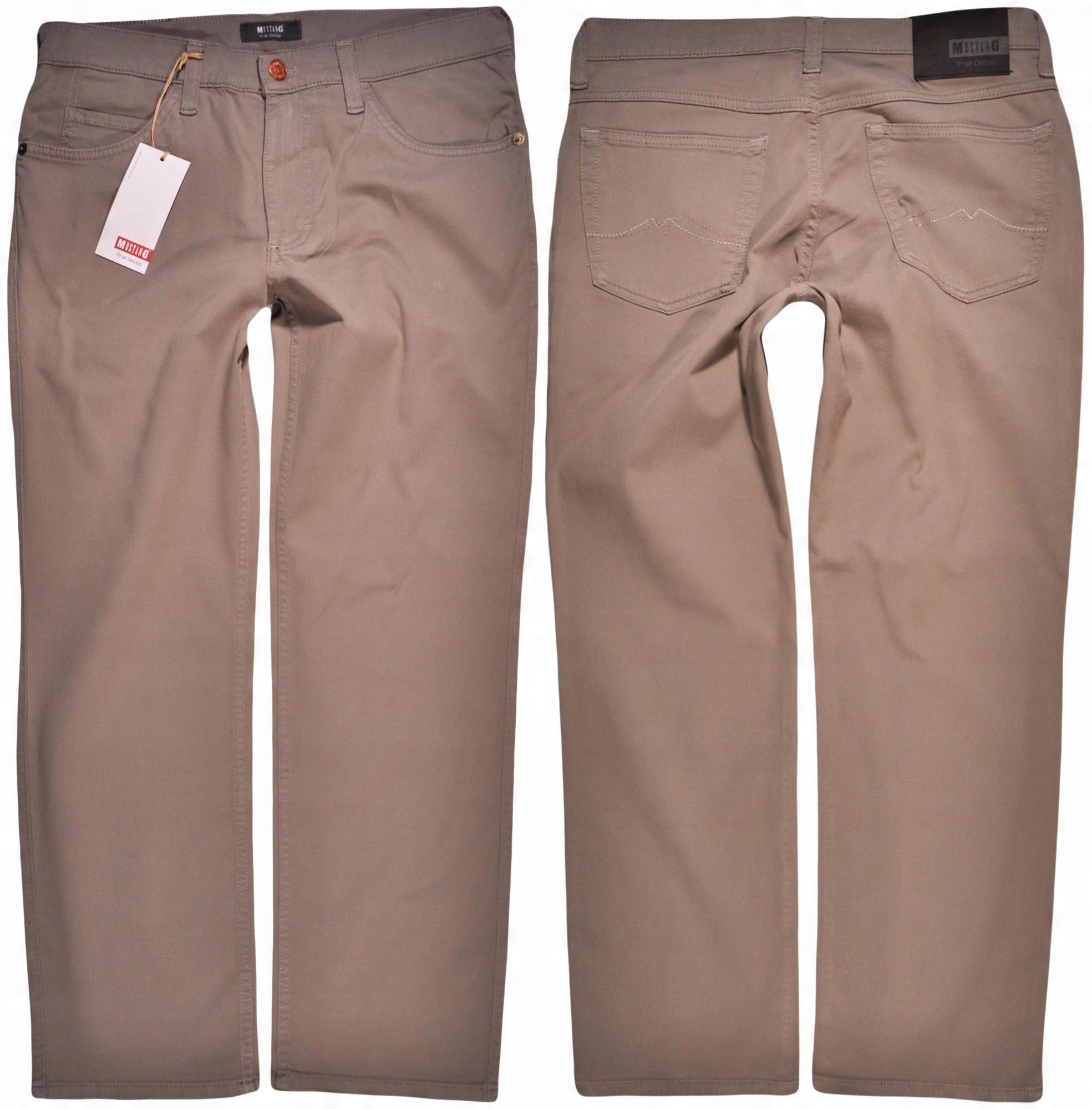 

Mustang spodnie Slim 183 beige Tramper W31 L40