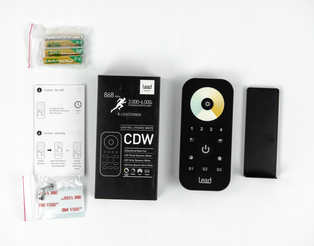 CDW PILOT ZDALNEGO STEROWANIA LED BIAŁY 868 MHz Typ pilot