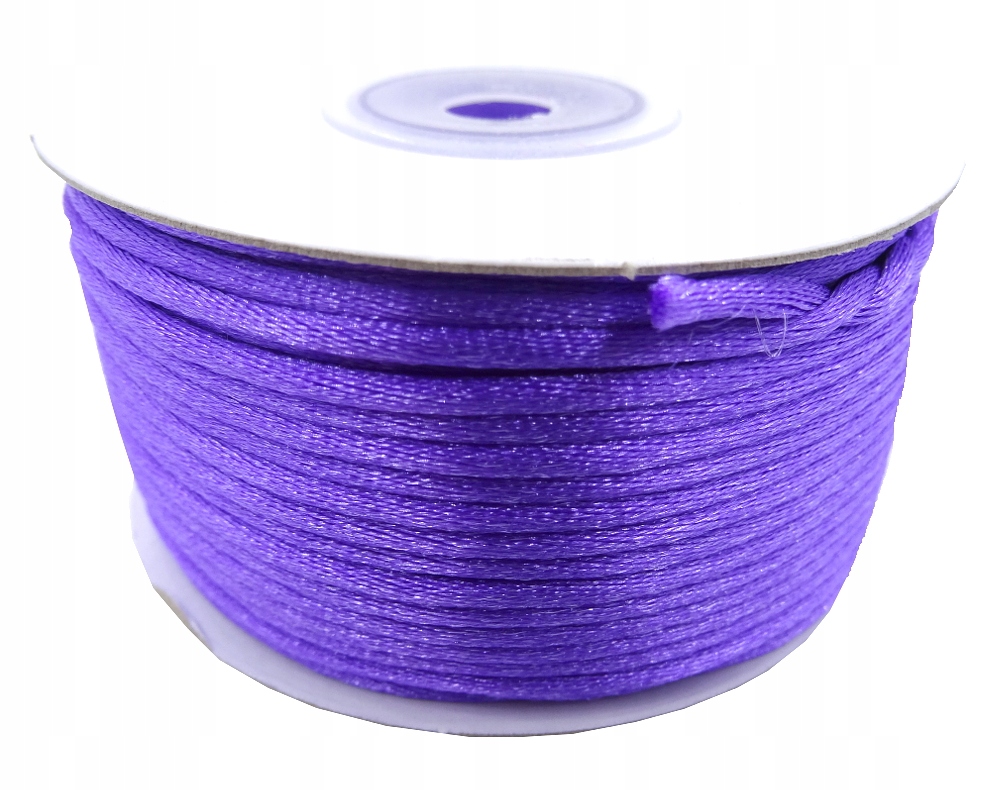 Sznurek gorsetowy 2mm 114FIOLET 5m satynowy0580
