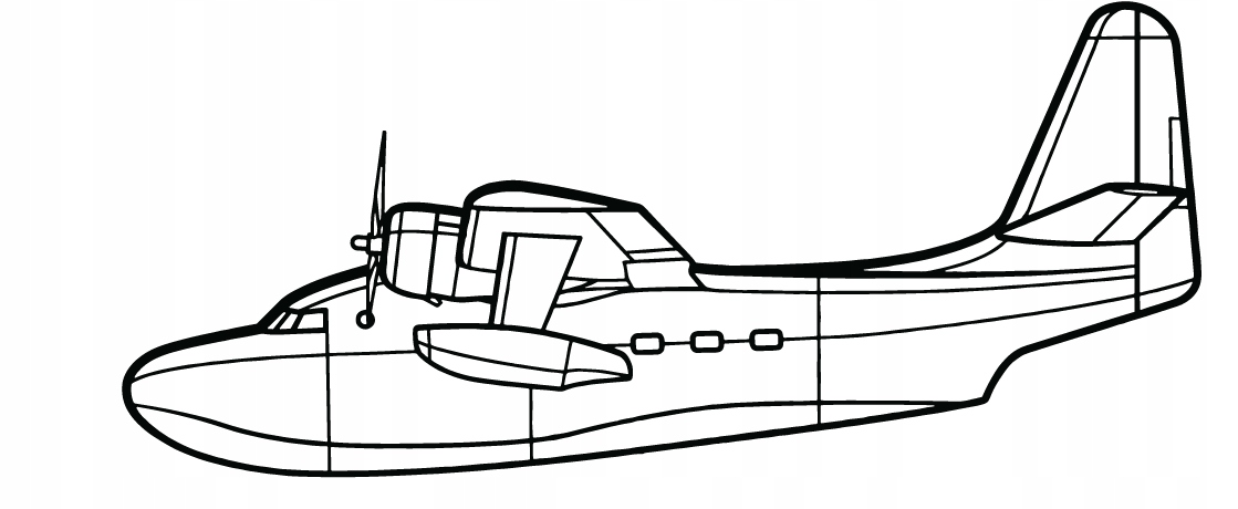 nástěnná dekorace Obraz HU-16B Albatross