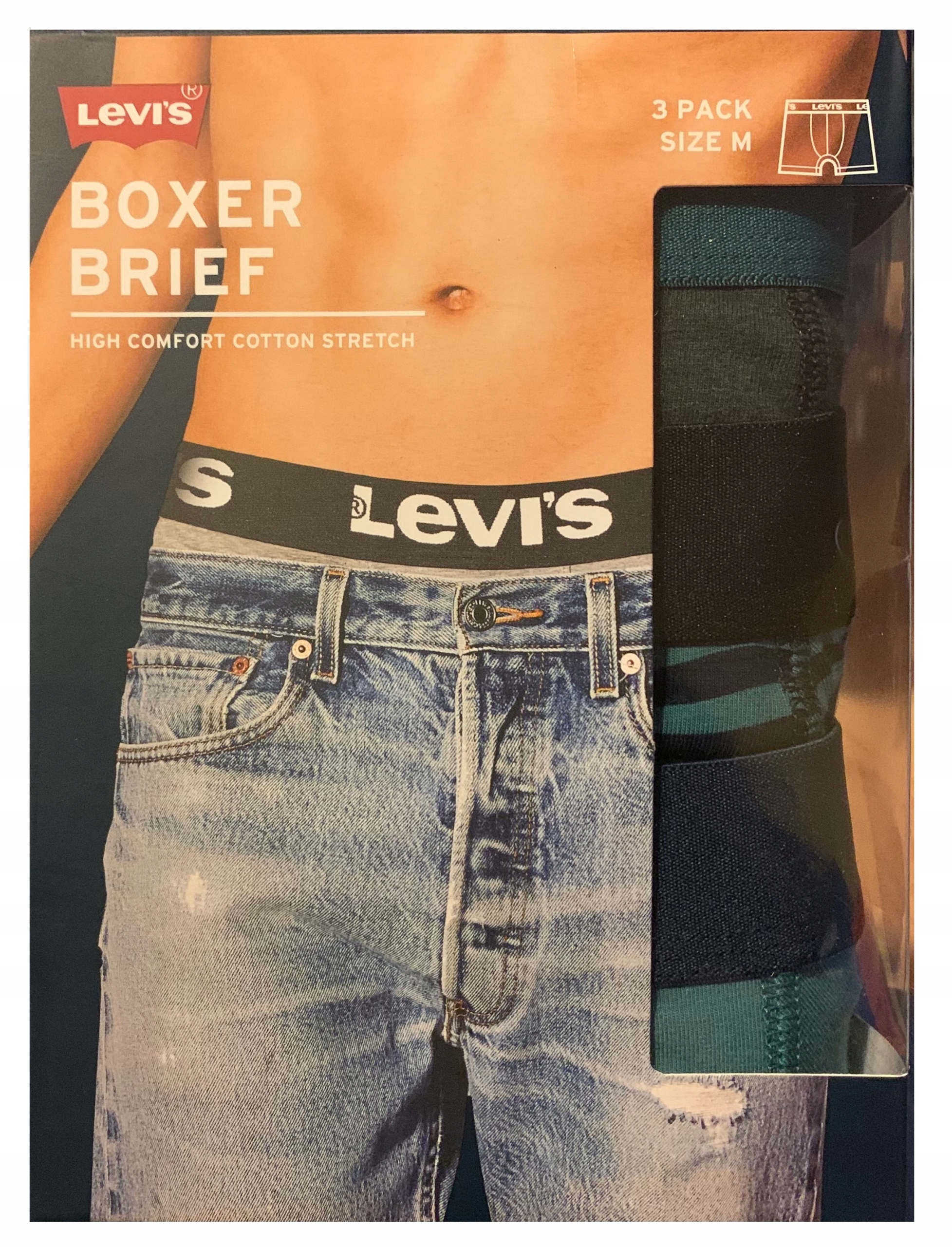 

Levi's Bokserki Męskie 3 Pary Logo Levis M