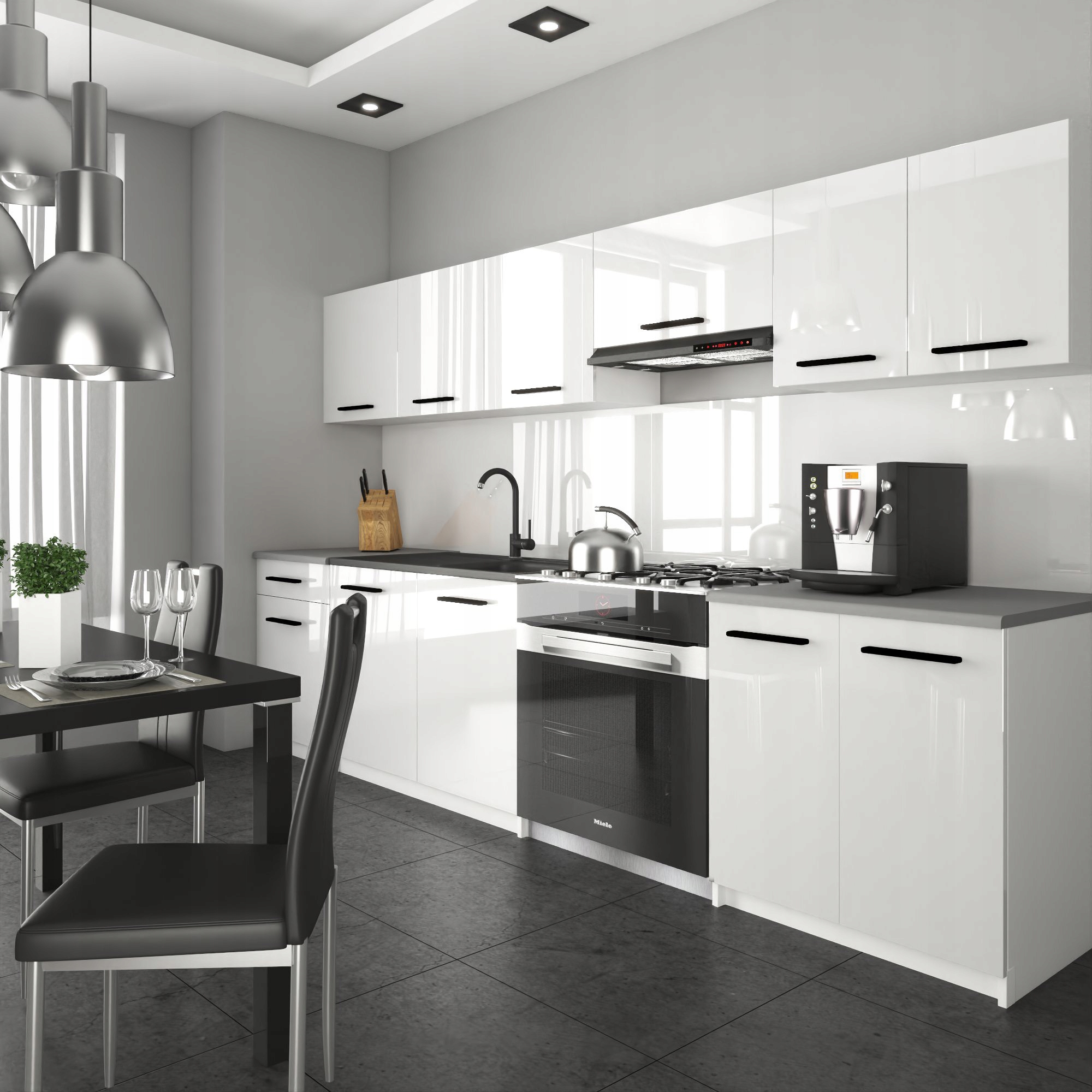 Meble kuchenne Zestaw mebli kuchennych 2,4 m BLAT