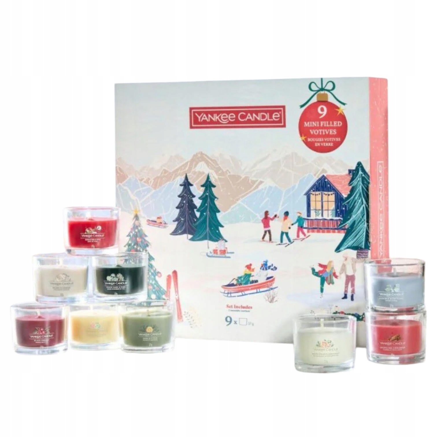 dárková sada 9 mini svíček Yankee Candle Apres Ski