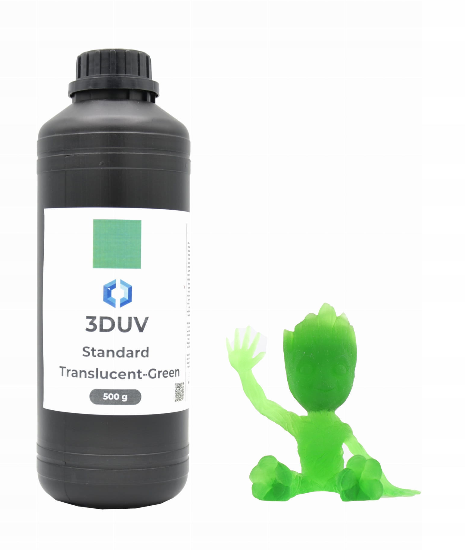 

3DUV Standard Translucent Green 0,5 L jak Anycubic