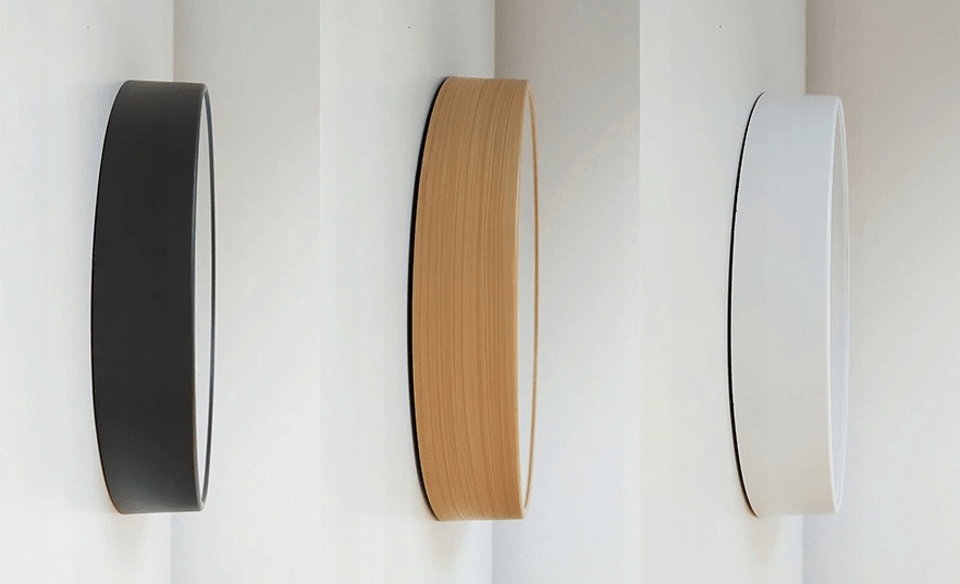 Zegar ścienny cichy daltoński organizacja 25 cm Szerokość całkowita 26 cm