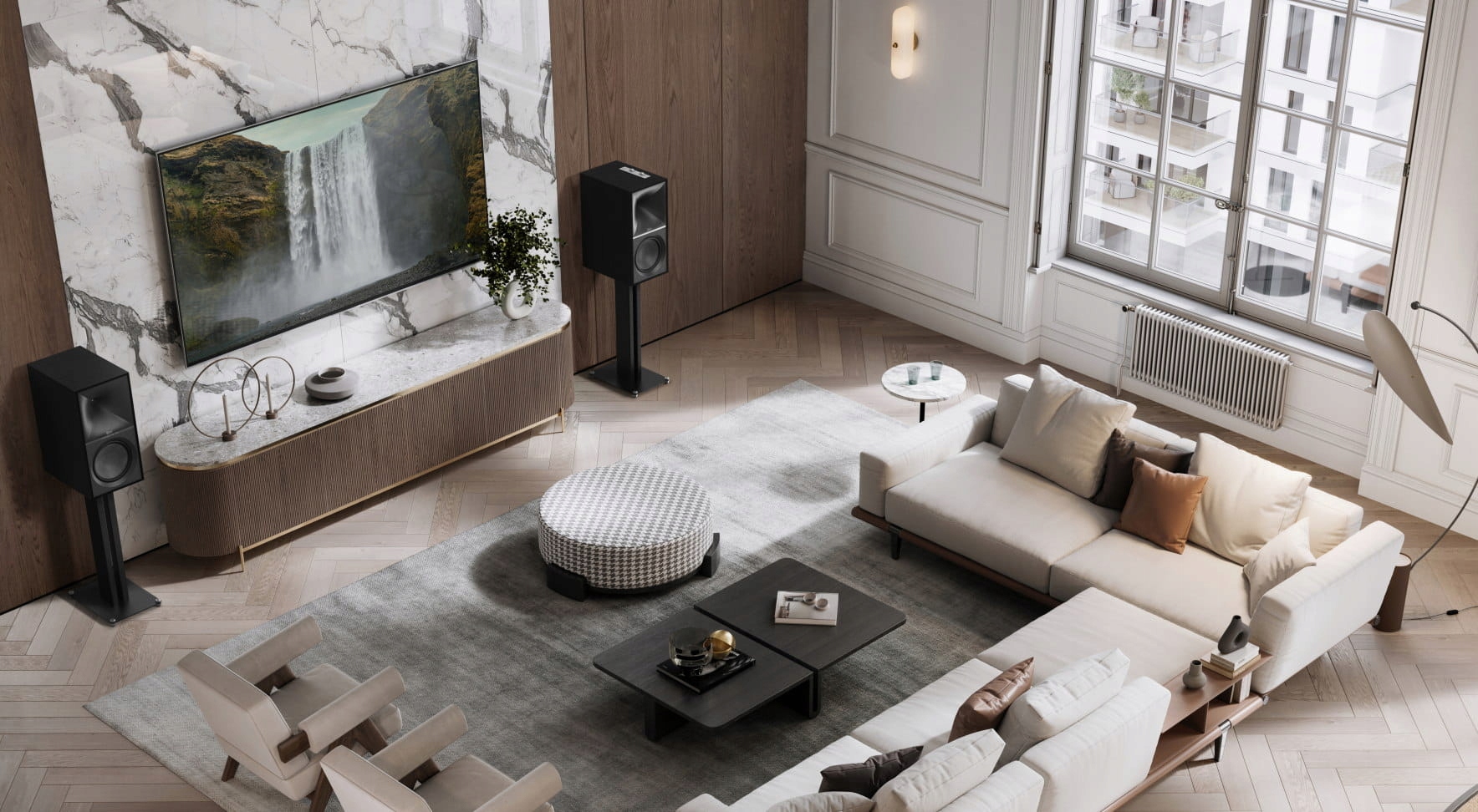 KOLUMNY AKTYWNE KLIPSCH THE NINES GRATIS WIIM MINI Kolor czarny