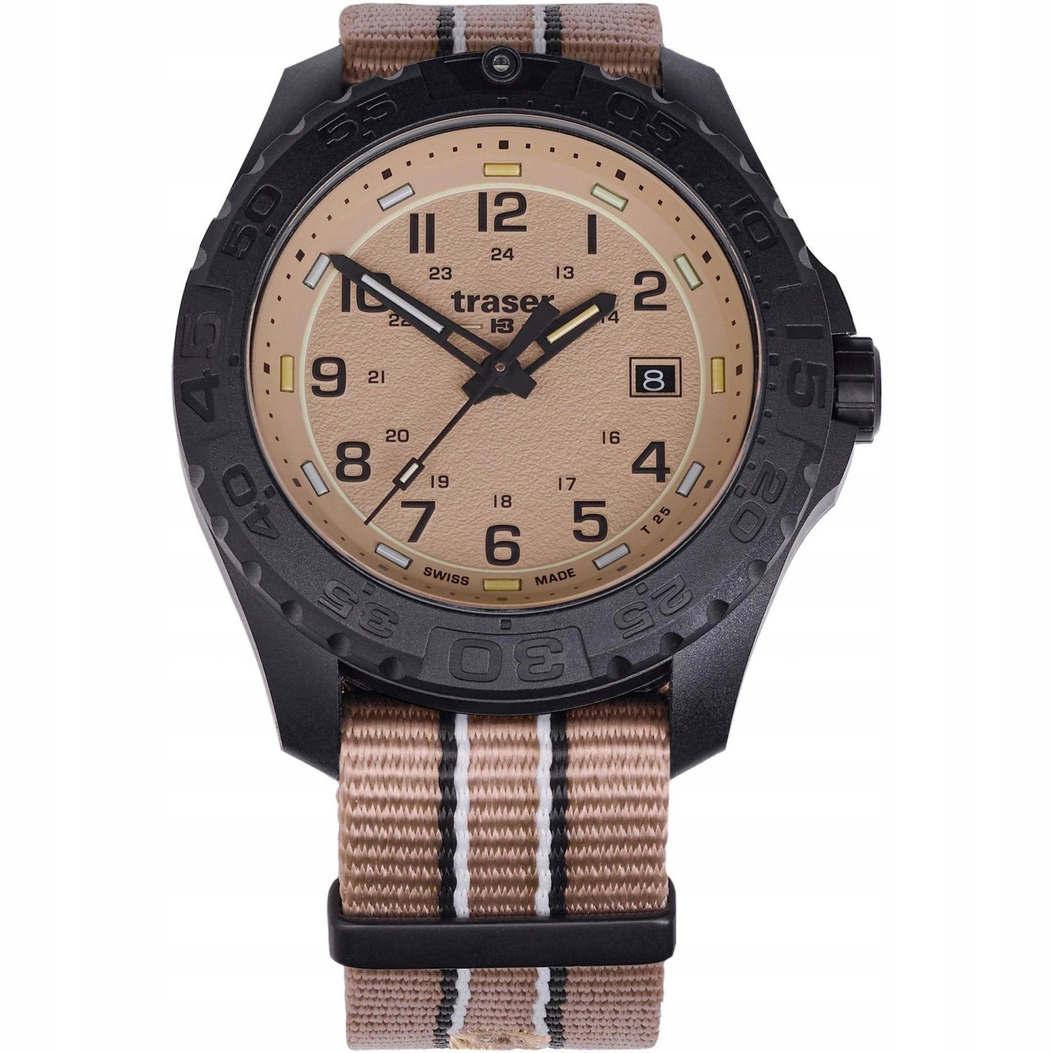Pánské Hodinky Traser TS-111756 béžový pásek
