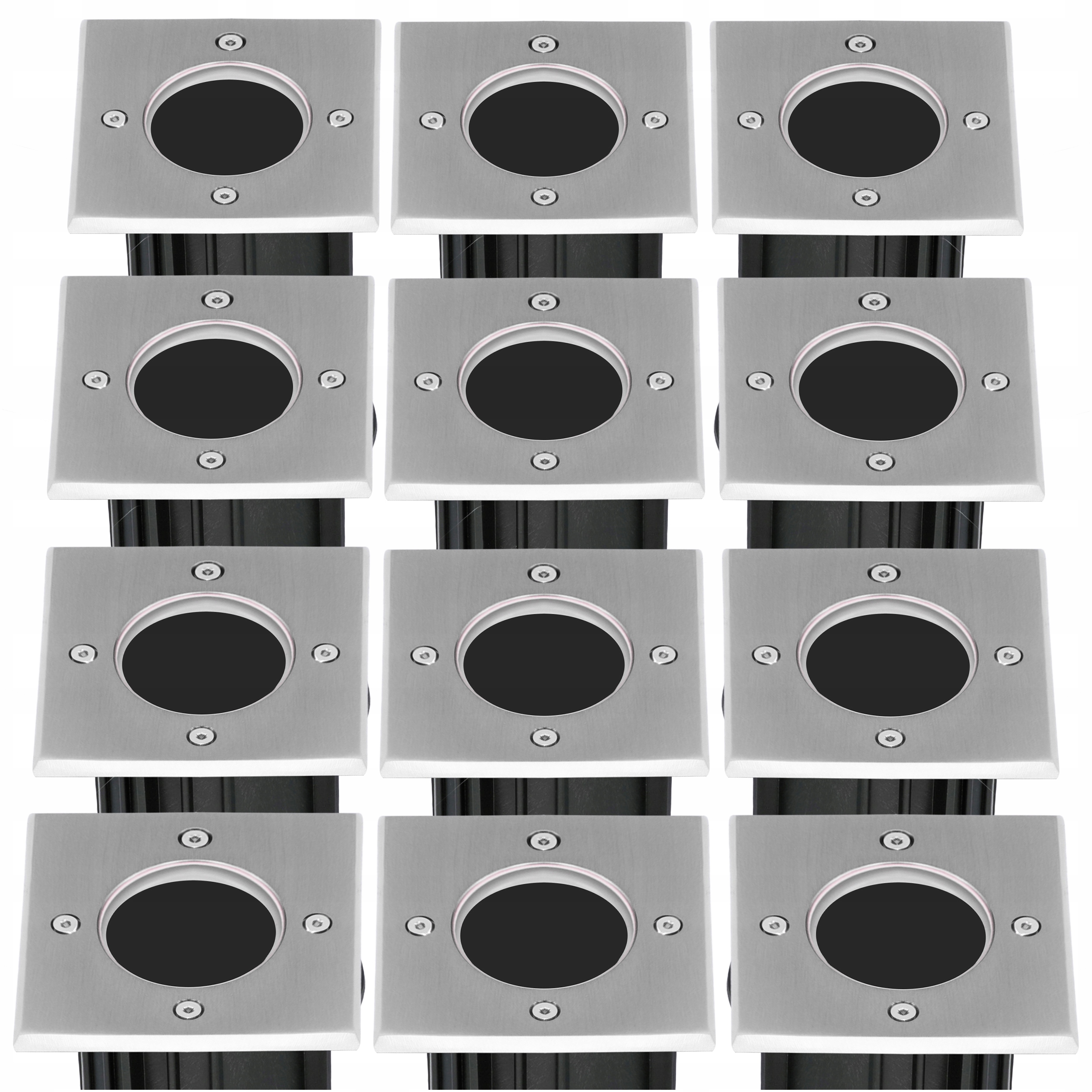 12x Lampa Led Oprawa Ogrodowa Wpuszczana W Grunt Chodnik Na Podjazd Zestaw