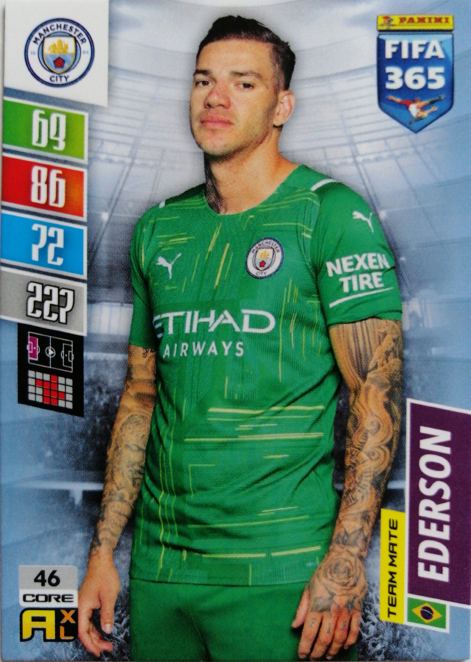 Fifa 365 2022 Team Mate Manchester City 46 Ederson