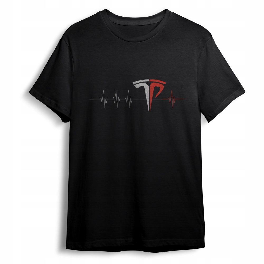 

Tesla koszulka t-shirt dla fana Tesli L
