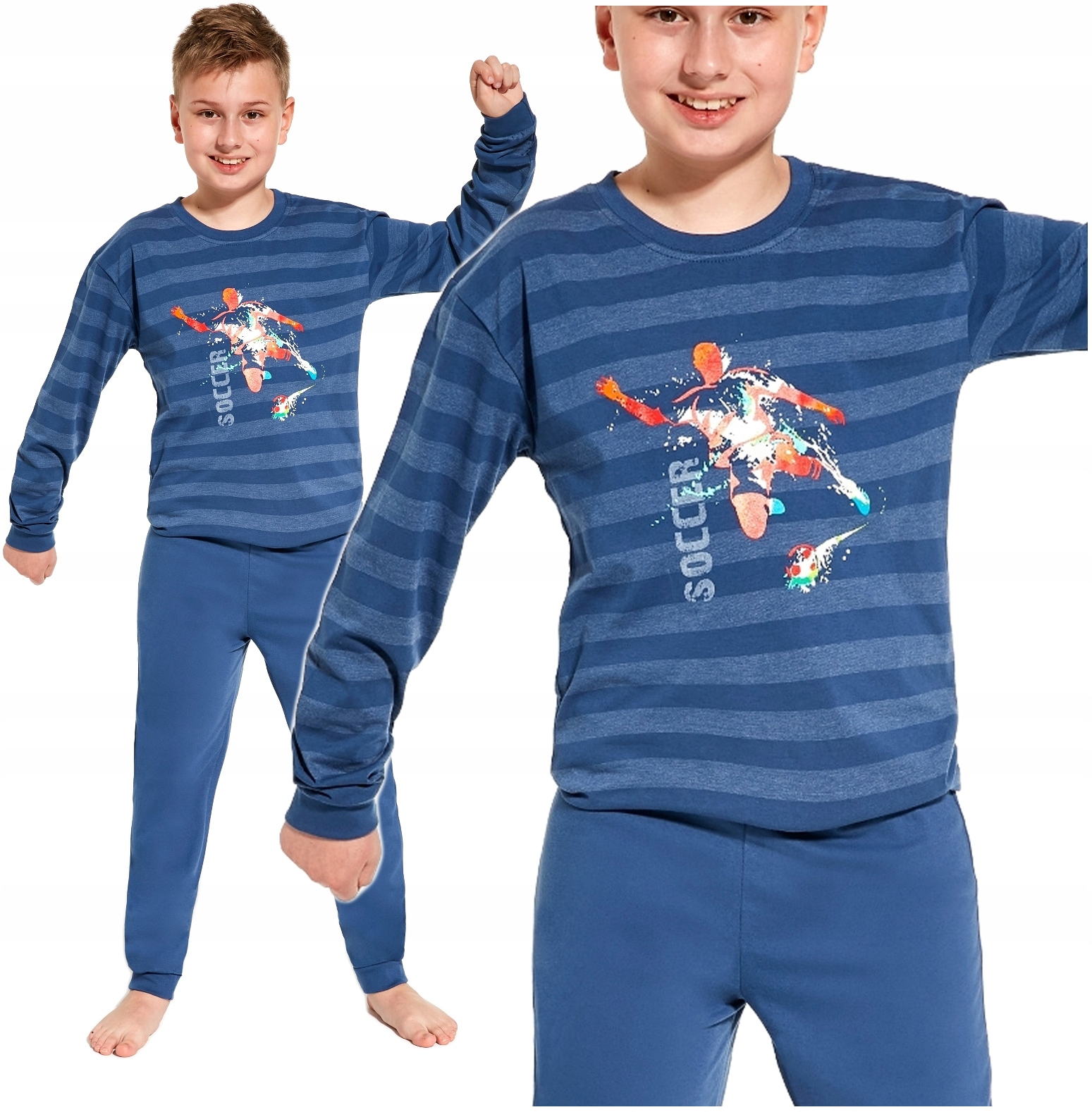 

Piżama Dziecięca Cornette 268/135 Piłka 146-152