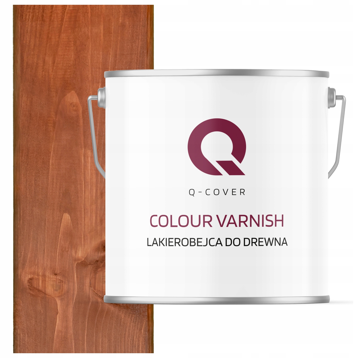 Lakovací Nátěr Na Dřevo 3V1 Ořech Světlý Extra Lazura Satén 5L Ochranný Uv