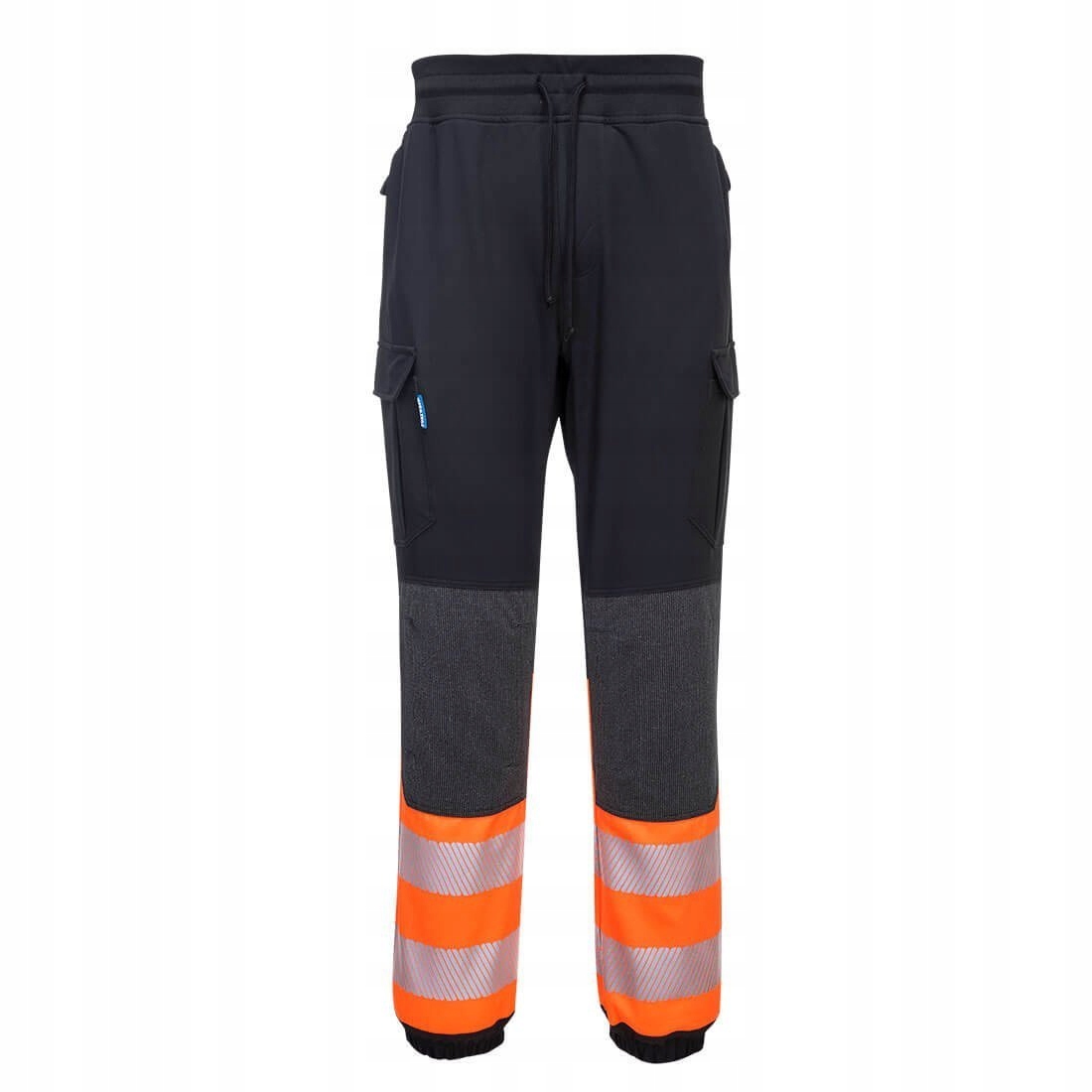 Výstražné kalhoty KX3 Flexi třída 1 Černá/Oranžová vel. S