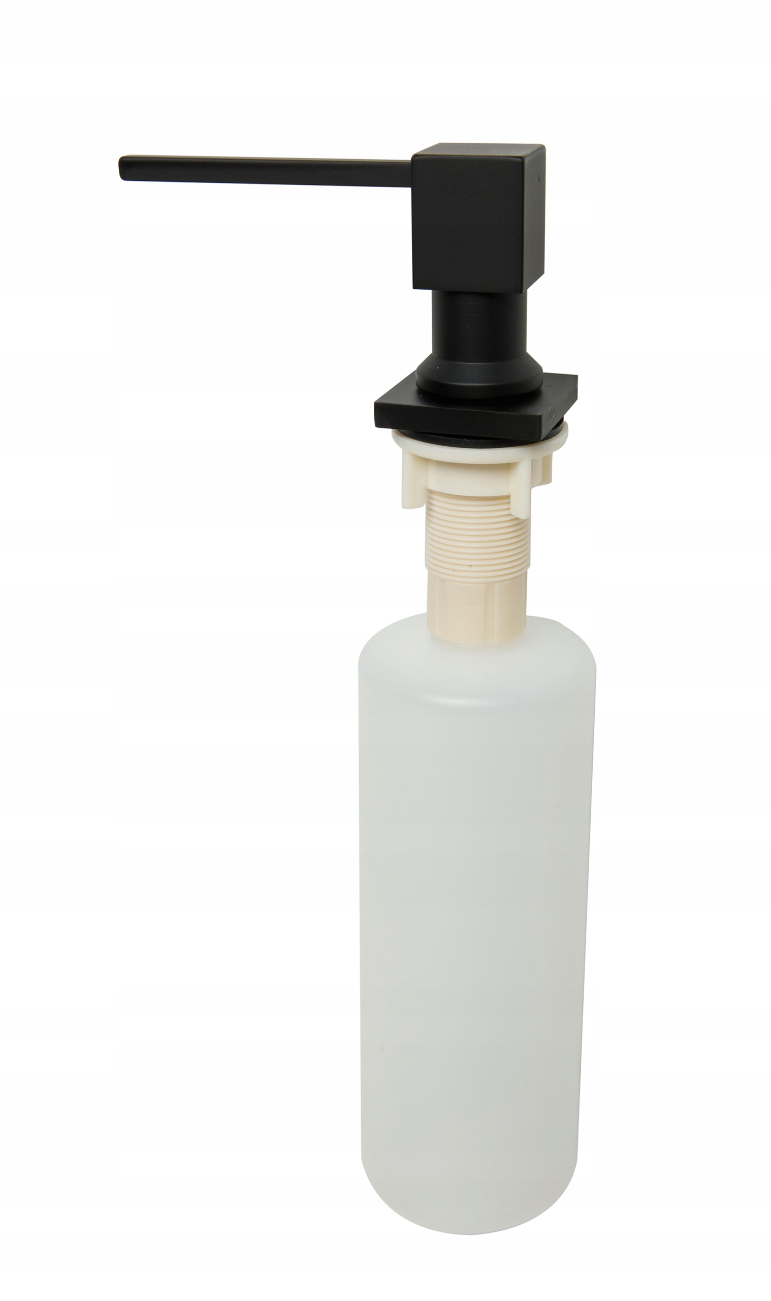 

Dozownik Na Płyn Mydło Czarny Kwadratowy 400 ml