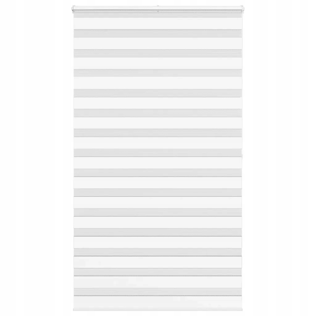 Zebra roleta bílá 135x200 cm šířka látky 130,9 cm polyester Bílá 4014788