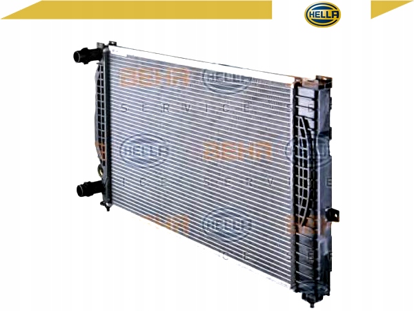 CHŁODNICA VW A4 PASSAT 1,6-2,8 95-05 HELLA Wersja Europejska