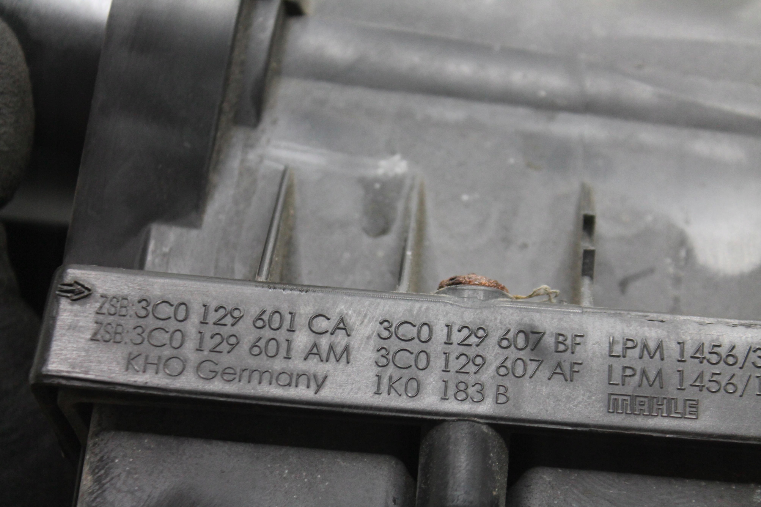 Gehäuse filter luft 3C0129601CA VW JETTA 5C 1.6 TDI 10-14