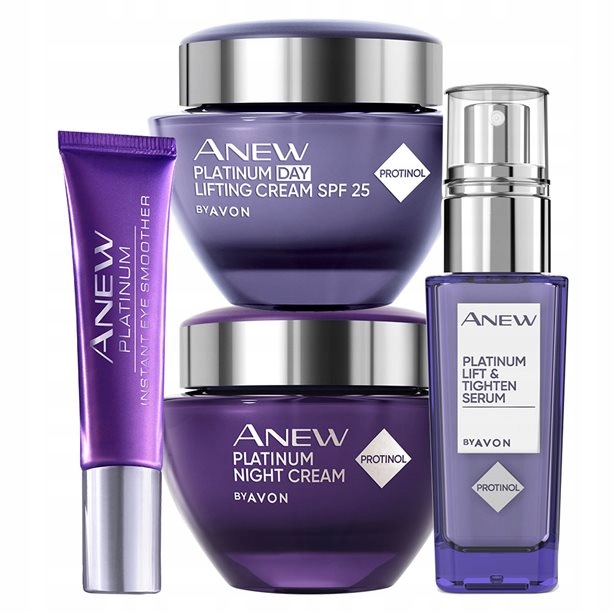 AVON ANEW Platinum Liftingový set 4v1 Deň Noc Sérum Korektor